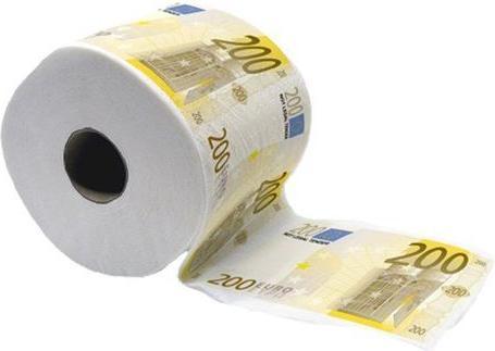 Immagine prodotto Thumbs Up Carta igienica Mad Monkey "200Euro" bianca (1 x)