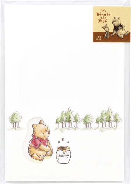 Image du produit Disney Set de papier à lettres pour fenêtre Winnie l'ourson