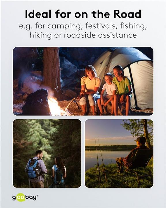 Produktbild Goobay LED-Campinglampe High Bright 250
