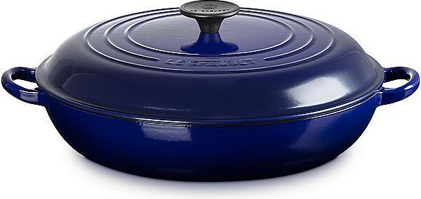 Le Creuset Gourmet professional pot TRADITION made of cast iron Ocean (30 cm, Pot, Cast iron)