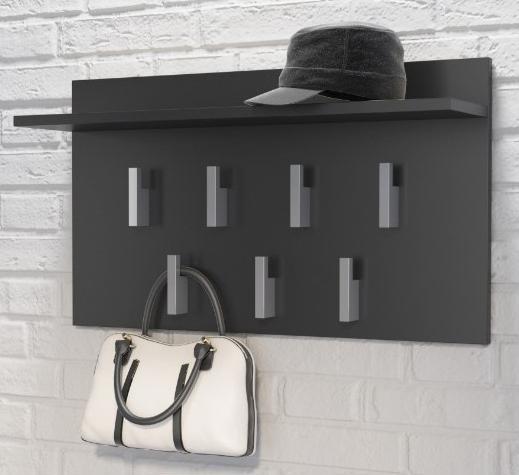 Actual product image Topeshop WIESZAK 2F CZERŃ MAT Coat Hanger (1 x)