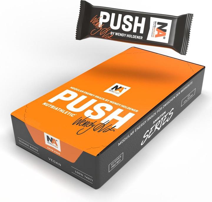 Produktbild Nutriathletic Push Bar by Wendy Holdener Früchte & Nüsse (Multifrucht, 12 Stk., 340 g)
