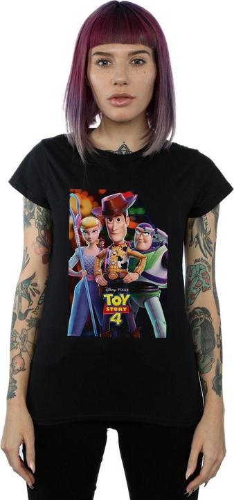 Produktbild Disney Toy Story 4 Buzz Woody And Bo Peep Poster TShirt (XXL)