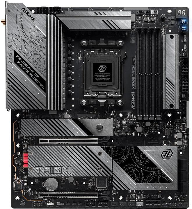 Actual product image AsRock X870E Taichi Lite AM5 (AM5, AMD X870E, E-ATX)