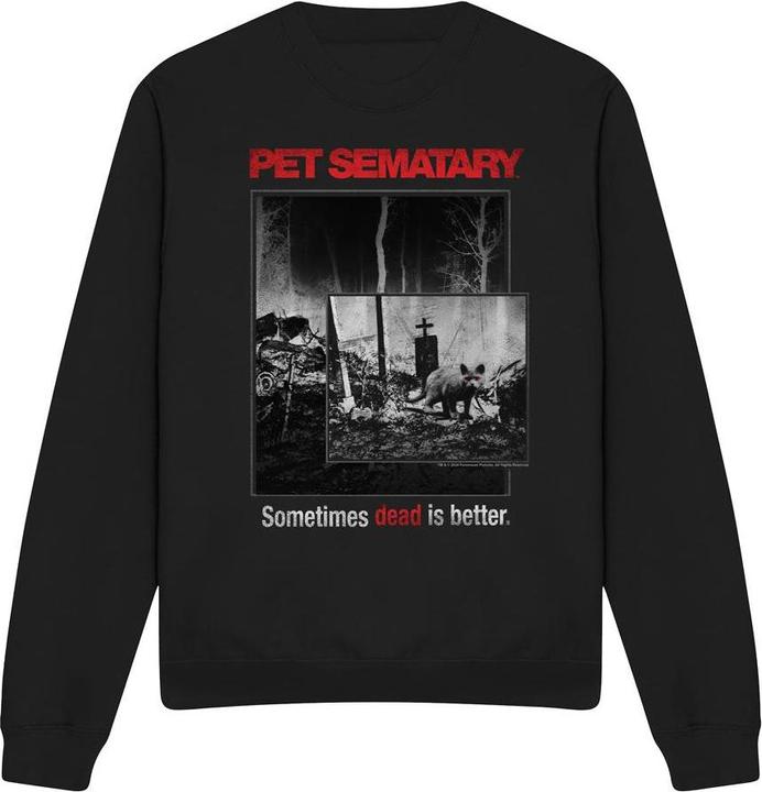 Immagine prodotto Pet Sematary Felpa Poster Gatto Adulto Unisex (L)