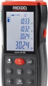 Actual product image Ridgid Laser range finder LM-100. 50 meters