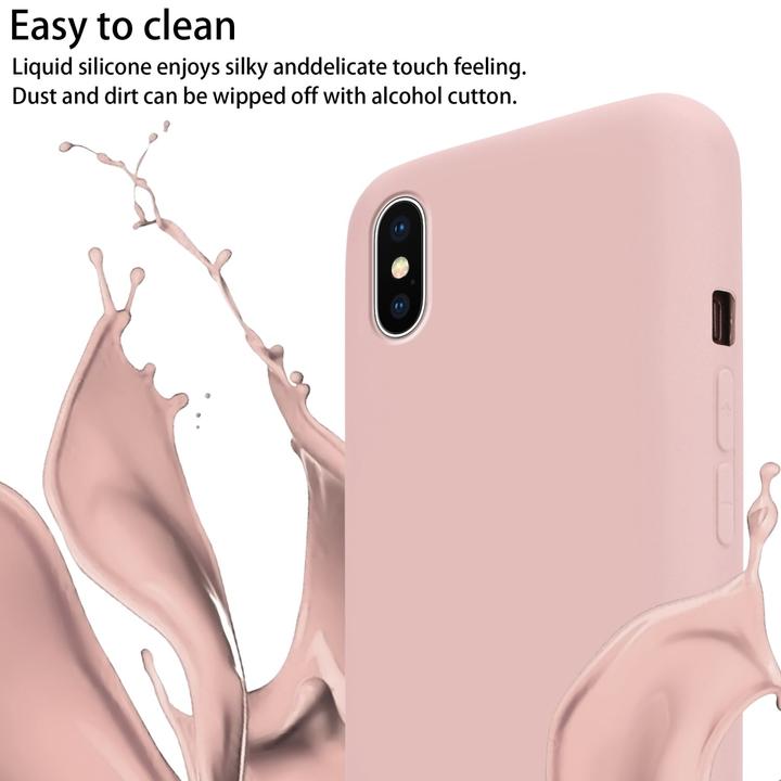 Produktbild Cadorabo TPU Cover Handy Kette Liquid (Apple iPhone X)