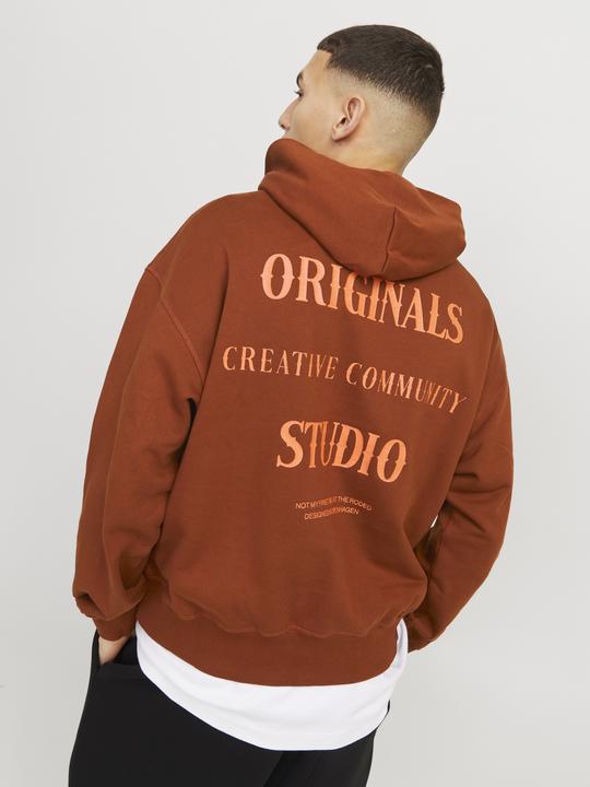 Produktbild Jack & Jones Joraustin Font Sweat Hood Styd Aw24 (XL)