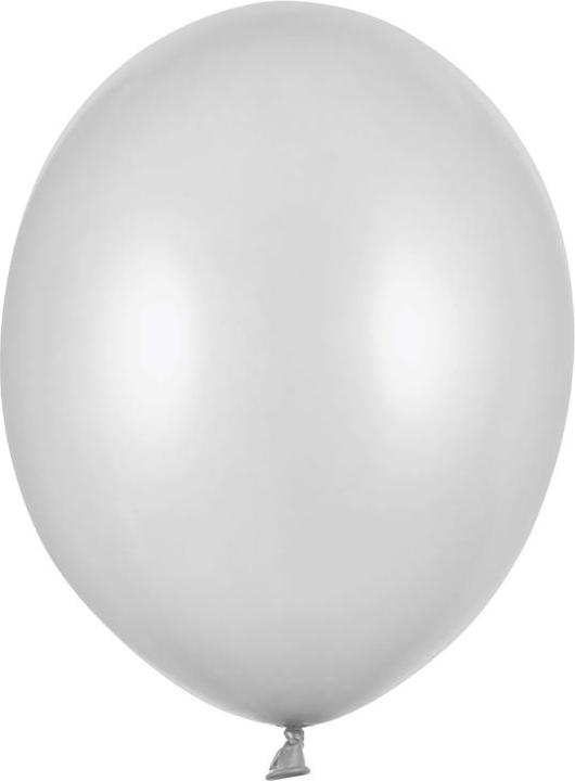 Image du produit Ballons Argent Métallique 30cm (10 pièces)