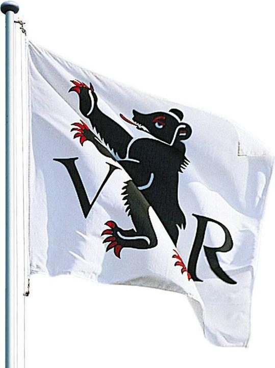 Actual product image Keller Fahnen Kantonsfahne klassisch Appenzell Ausserrhoden Superflag® 200x200 cm