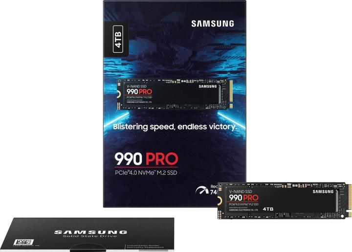Image du produit Samsung 990 Pro (4000 Go, M.2 2280)