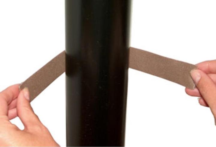 Actual product image Dönges Emery cloth strips of brown twill, 25 x 280 mm, P80 (P80)