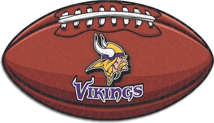 Image du produit Iconic NFL - Minnesota Vikings– Football avec Logo - Puzzle en bois Taille M (270 pièces) (270 pièces)
