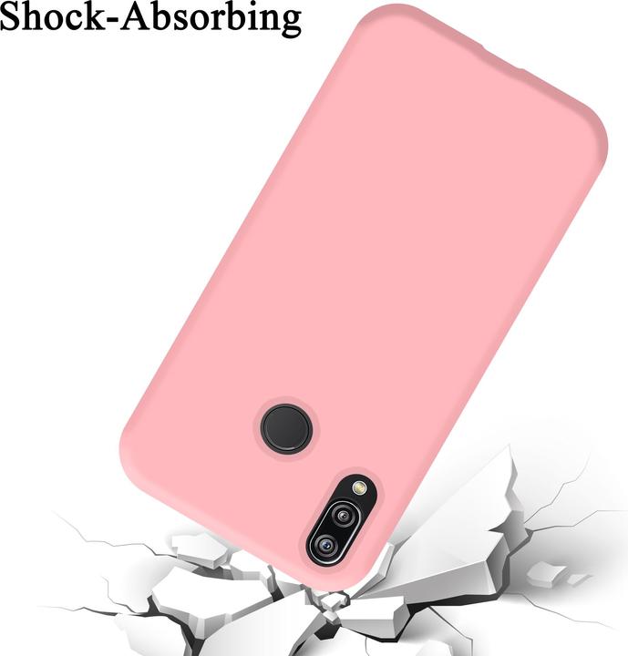 Actual product image Cadorabo TPU Liquid Silicone Case Cover (Huawei P20 Lite)
