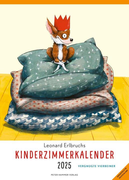 Produktbild Leonard Erlbruchs Kinderzimmerkalender 2025 (Harter Einband, Deutsch)