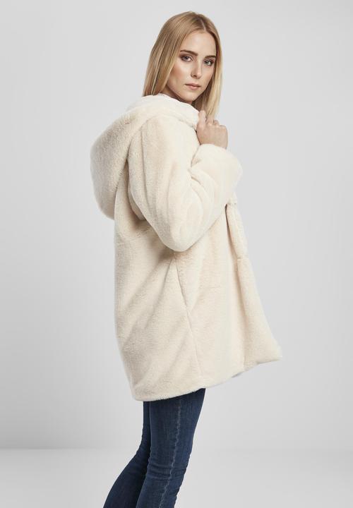 Produktbild Urban Classics Ladies Hooded Teddy Coat (M)