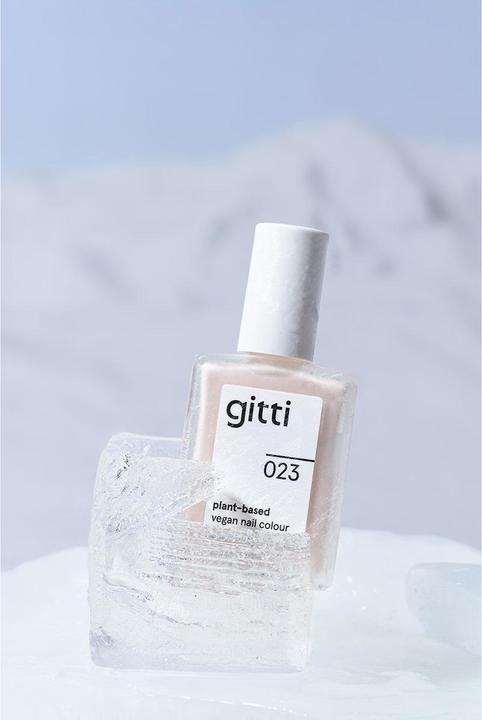 Actual product image Gitti no. 023 Nail Polish Icy Blush (Icy Blush, Colour paint)
