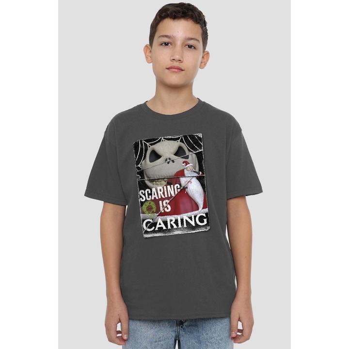Immagine prodotto The Nightmare Before Christmas Scaring Is Caring Maglietta Bambini (116)