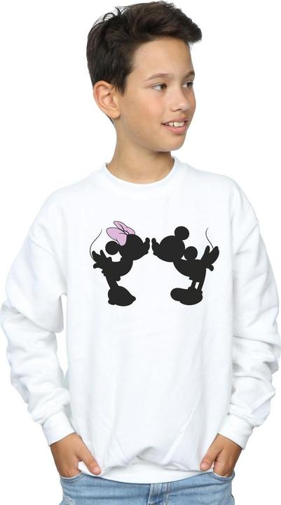 Immagine prodotto Disney Mickey Minnie Kiss Silhouette Felpa Ragazzi (140, 146)