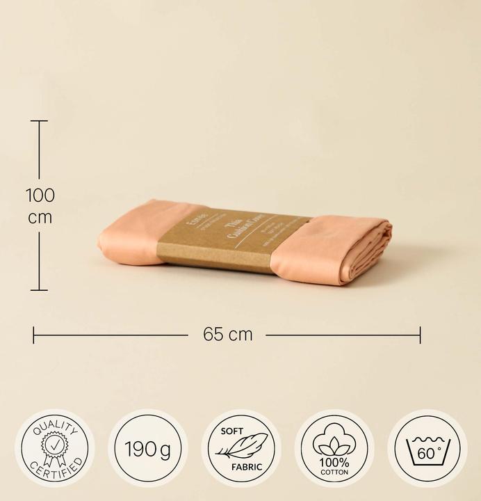Produktbild Esmée Thia Soft Peach, 65 x 100 cm (Kopfkissenbezug, 65 x 100 cm)