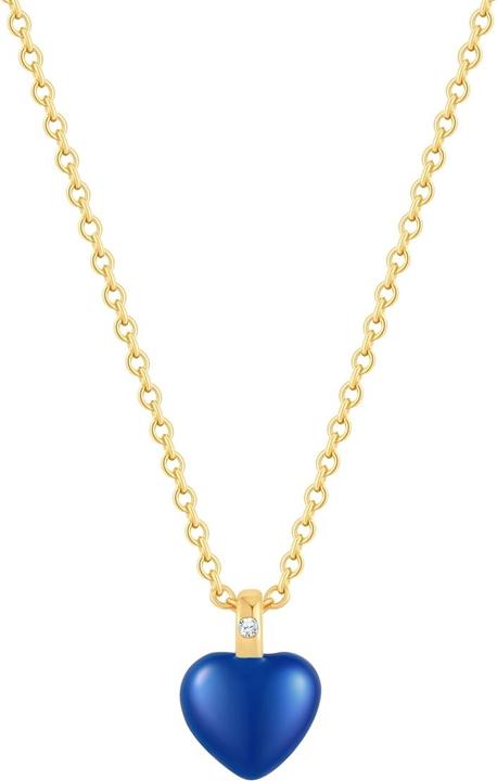 Glanzstücke München Damen Kette Herz Sterling Silber - 35940 (Sterling Silber, 40 - 45 cm)