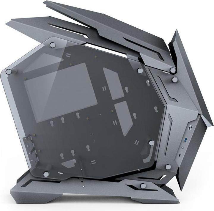 Produktbild Jonsbo MOD3 Mini Micro-ATX Tower Showcase, gehärtetes Glas - grau (mATX, Mini-ITX)