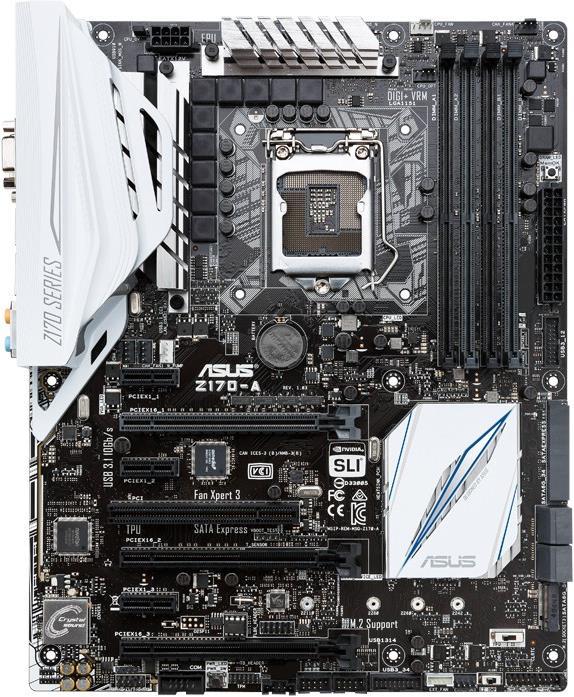 ASUS Z170-A (LGA 1151, Intel Z170, ATX)