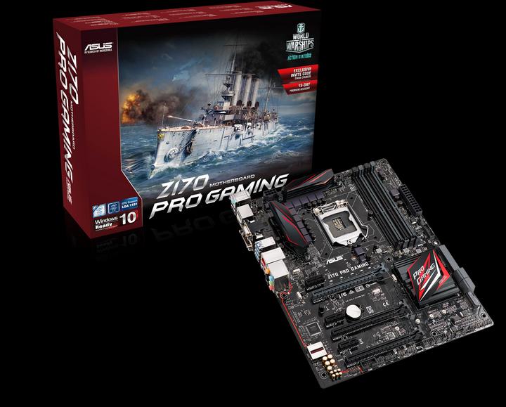 Immagine prodotto ASUS Z170 Pro Gaming (LGA 1151, Intel Z170, ATX)