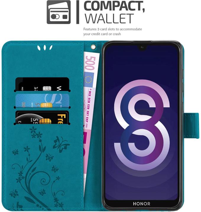 Produktbild Cadorabo Flower Book Cover (Huawei Y5 (2019), Honor 8s)