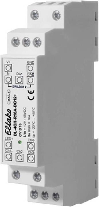 Actual product image Eltako LED dimmer 4 channel DALI 16A for DIN rail