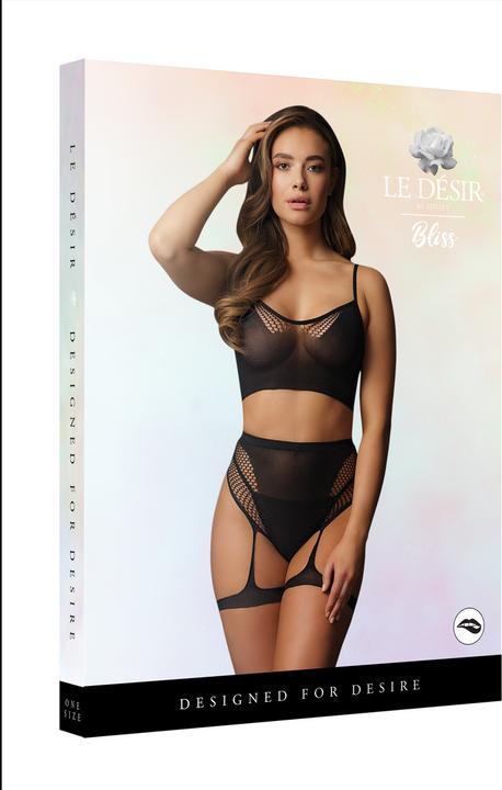 Immagine prodotto Le Désir Set di reggiseno con reggicalze (Taglia unica)