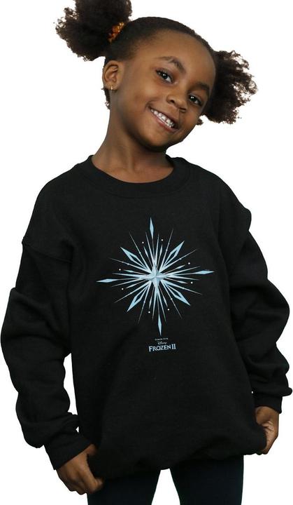 Produktbild Disney Frozen 2 Elsa Signature Snowflake Sweatshirt Mädchen (152, 158)