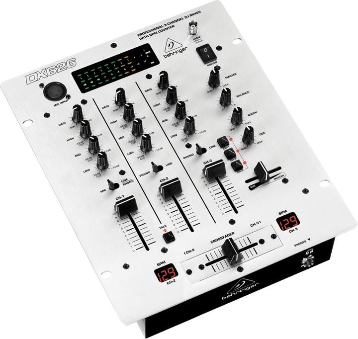 Immagine prodotto Behringer Mixer DX626 PRO, mixer DJ a 3 canali (Controller DJ)