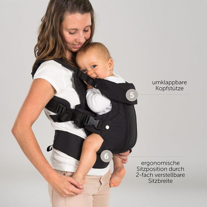 Actual product image Fillikid Baby carriers & slings Baby carrier Walk 4in1 - Black