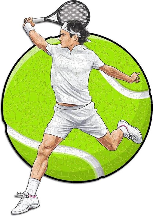 Immagine prodotto Iconic Roger Federer - Tennis - Puzzle in Legno Taglia M (270 Pezzi) (270 pezzi)