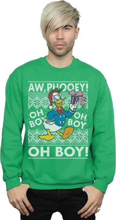 Immagine prodotto Disney Donald Duck Christmas Fair Isle Felpa Uomo (S)