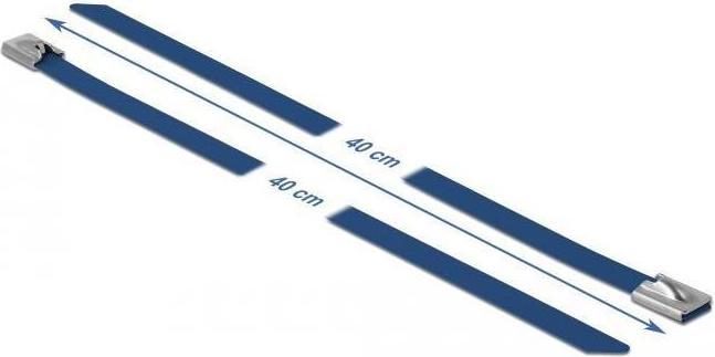Actual product image Delock Stainless steel cable tie 400x7,9 10 pcs. (Metal cable ties, 400 mm, 10 pcs.)