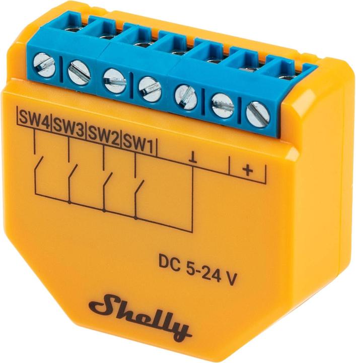 Image du produit Shelly Plus I4 DC (Actionneur de commutation)