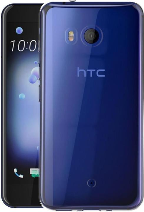 Produktbild König Design HTC U11 Hülle Transparent Silikon Case durchsichtige Handyhülle (HTC U11)