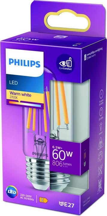 Immagine prodotto Philips trasparente (E27, 6.50 W, 806 lm, 1 x, E)