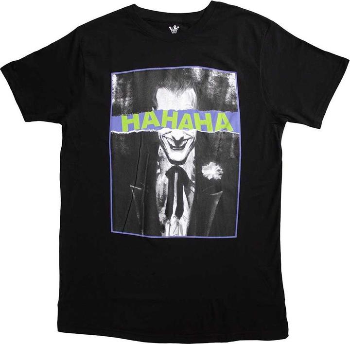 Actual product image The Joker Unisex Adult Hahaha Eyes T-Shirt (M)