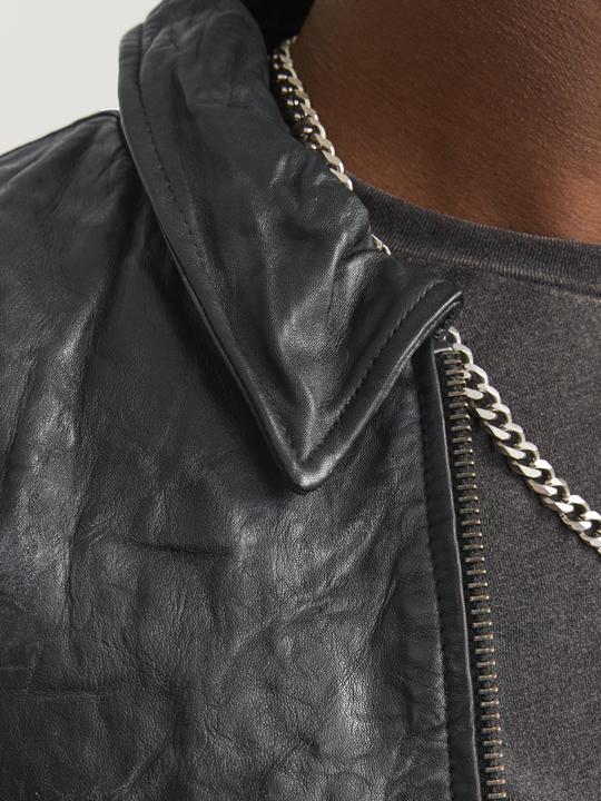 Produktbild Jack & Jones Jorcrincle Leather Jkt Styd Aw24 (XL)