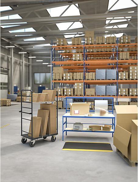 Immagine prodotto kaiserkraft Carrello per scatole di cartone (300 kg)