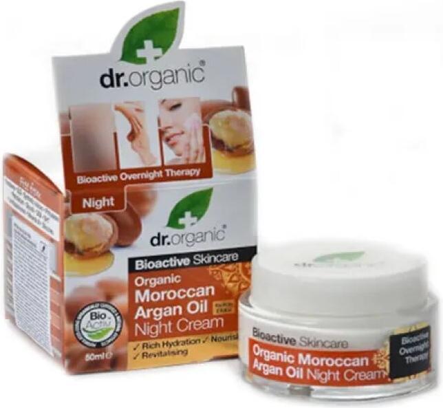 Produktbild Dr. Organic Marokkanisches Arganöl Nachtcreme 50ml (50 ml, Nachtcreme)