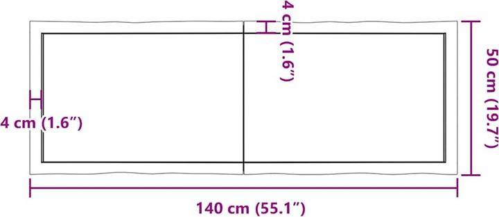 Produktbild VidaXL Aneta (140 x 50 x 6 cm)