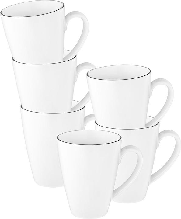 Produktbild Seltmann Lido Black Line Kaffeebecher Tambel (350 ml, 6 x)