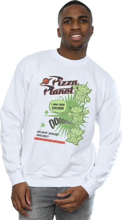 Actual product image Disney Mens Toy Story 4 Pizza Planet Little Green Men Sweatshirt (L)