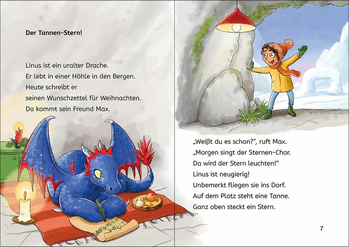 Actual product image Loewe Reading Lion Advent Calendar for First Readers - Dragons