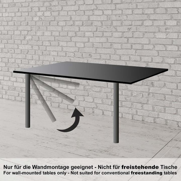 Actual product image Wiltec Table legs set of 4 with adjustable height 70-110cm Furniture foot