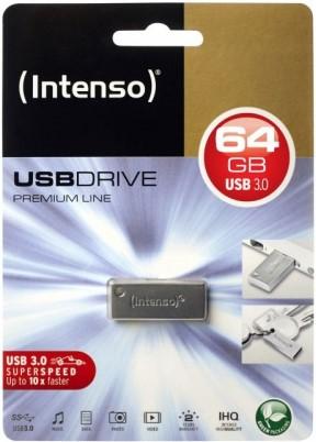 Actual product image Intenso premium line (64 GB, USB-A, USB 3.0)